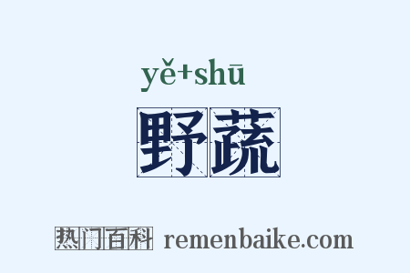 野蔬是什么意思的图片